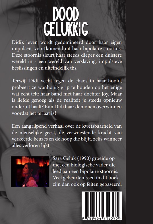 Achterkant van Doodgelukkig