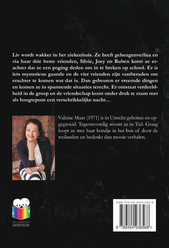 Achterkant van De verschrikkelijke nacht van groep acht