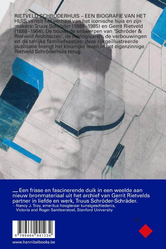 Achterkant van Rietveld Schröderhuis