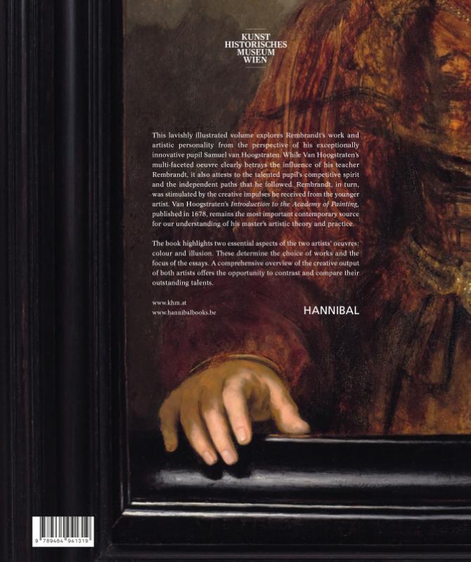 Achterkant van Rembrandt-Hoogstraten – Colour and Illusion