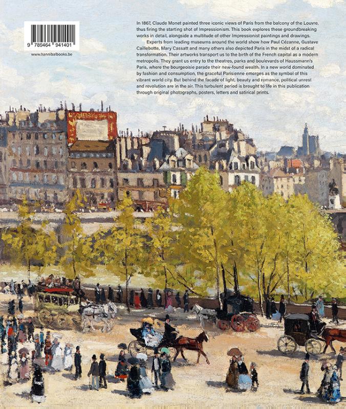 Achterkant van Impressionist Paris – A Panoramic View of Paris in French Impressionism