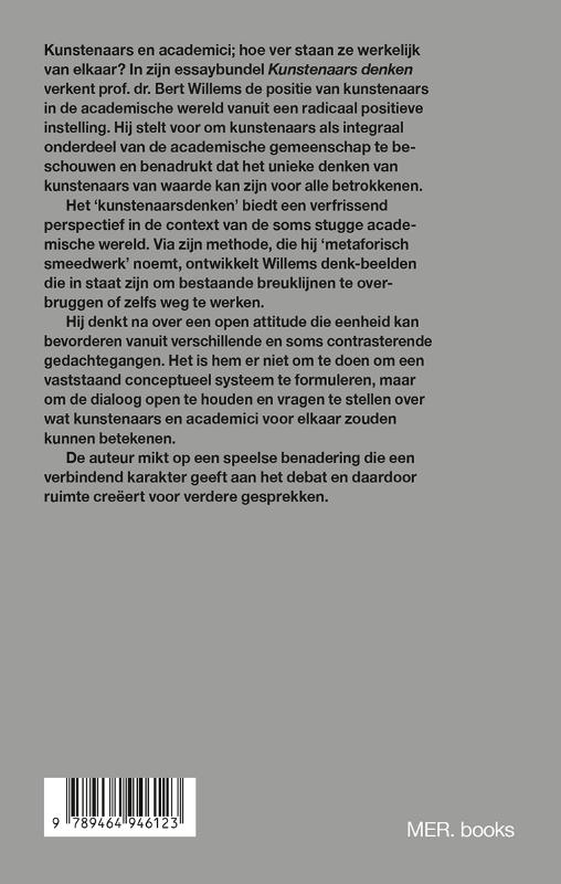 Achterkant van Kunstenaars denken