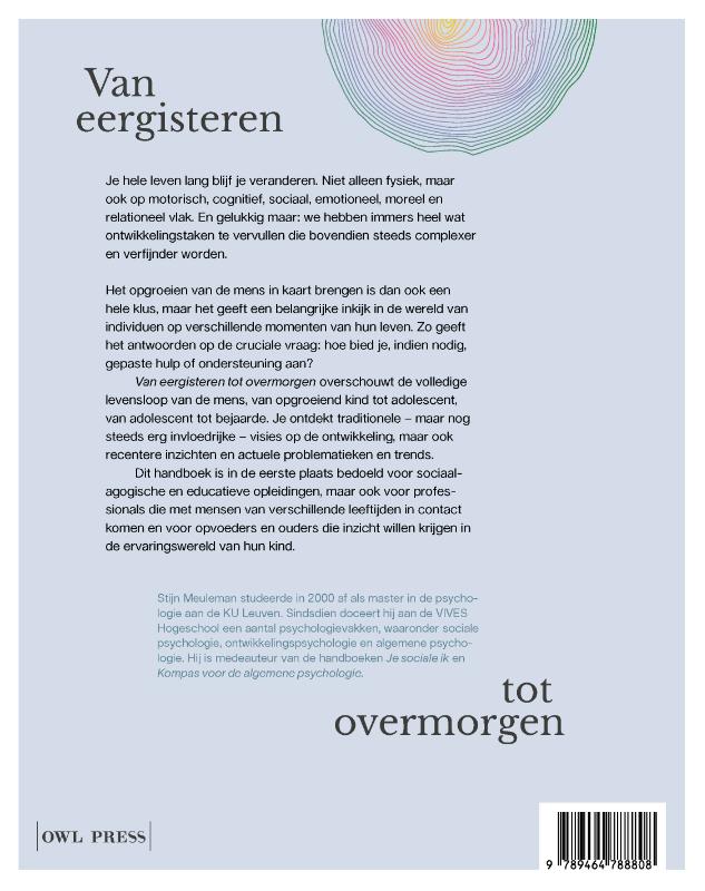 Achterkant van Van eergisteren tot overmorgen