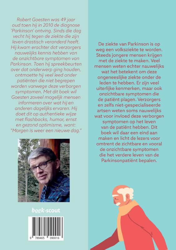 Achterkant van Leven en vechten met de ziekte van Parkinson