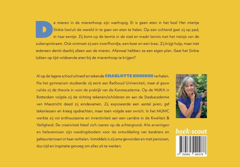 Achterkant van Sinkie de mier