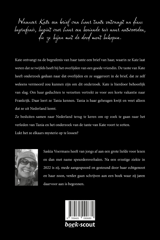 Achterkant van De brief