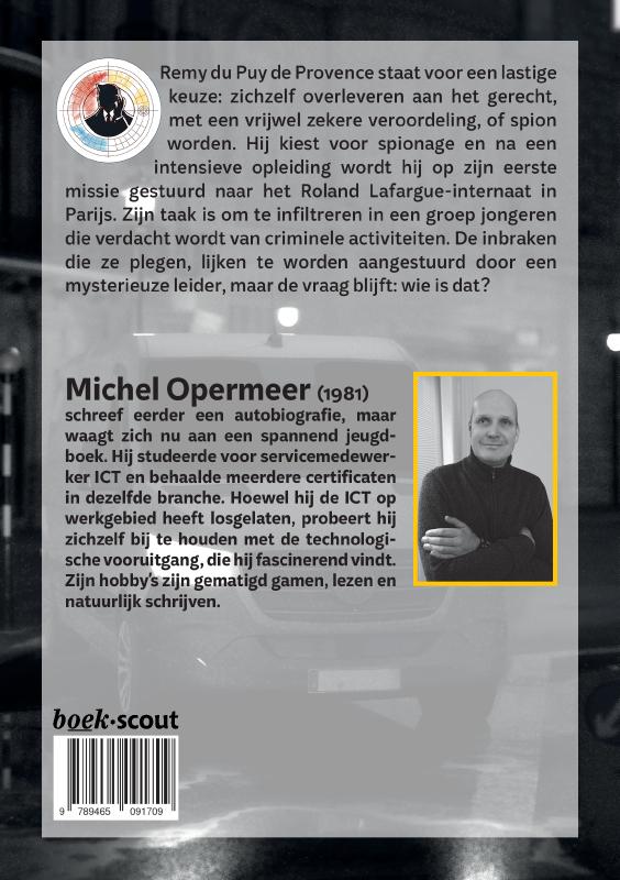 Achterkant van Mysterie op het internaat