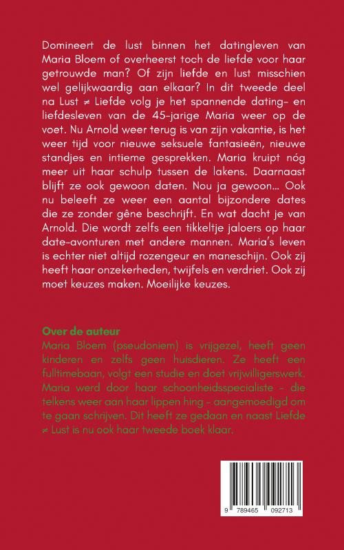 Achterkant van Lust is nog steeds geen Liefde