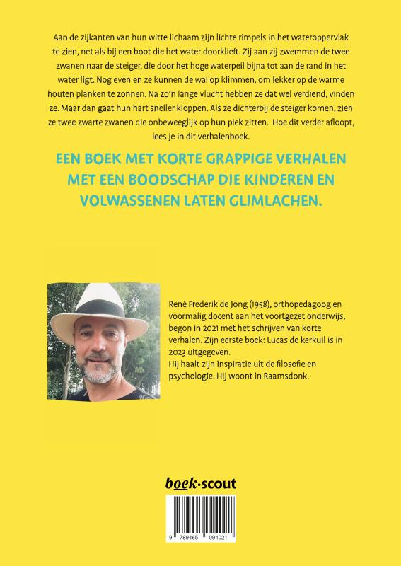 Achterkant van Twee zwarte zwanen en meer korte verhalen