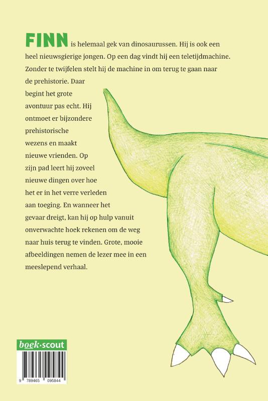 Achterkant van Tijdreizen met Finn