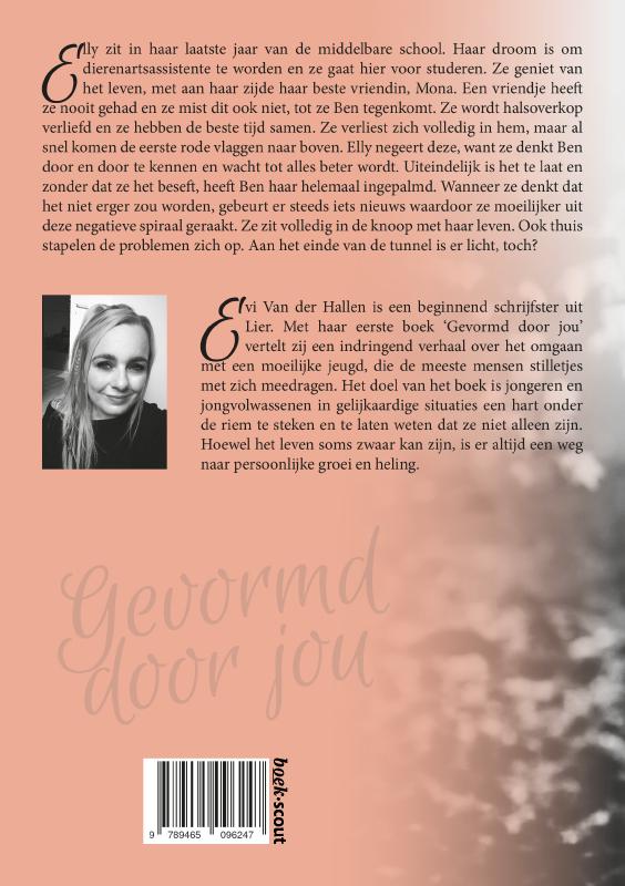 Achterkant van Gevormd door jou