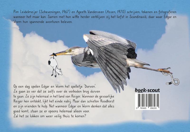 Achterkant van Edgar en Worm