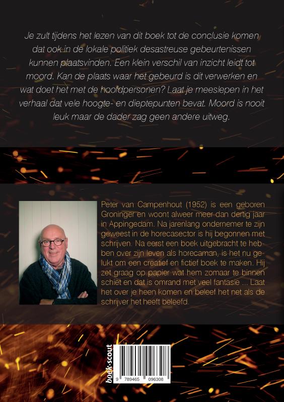 Achterkant van Moord in politiek Delfzijl