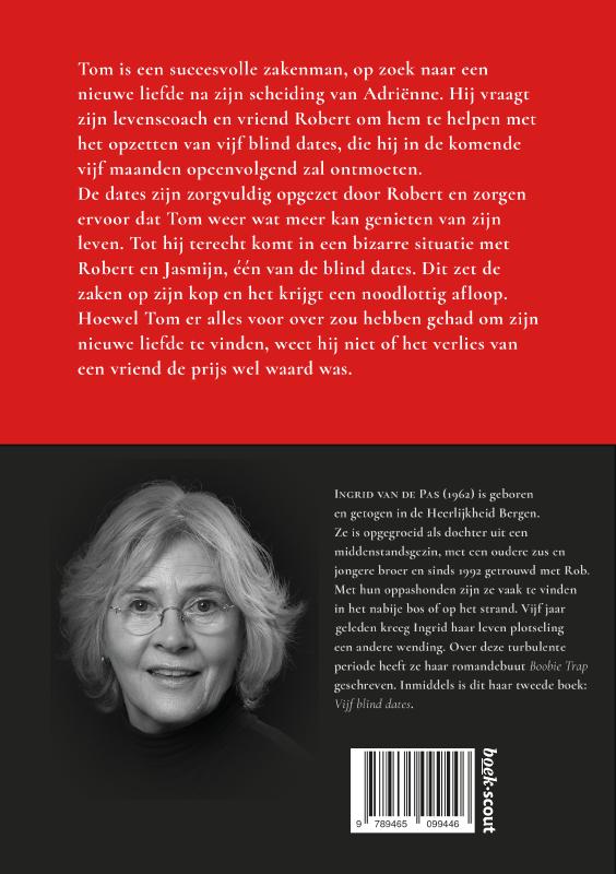 Achterkant van Vijf blind dates