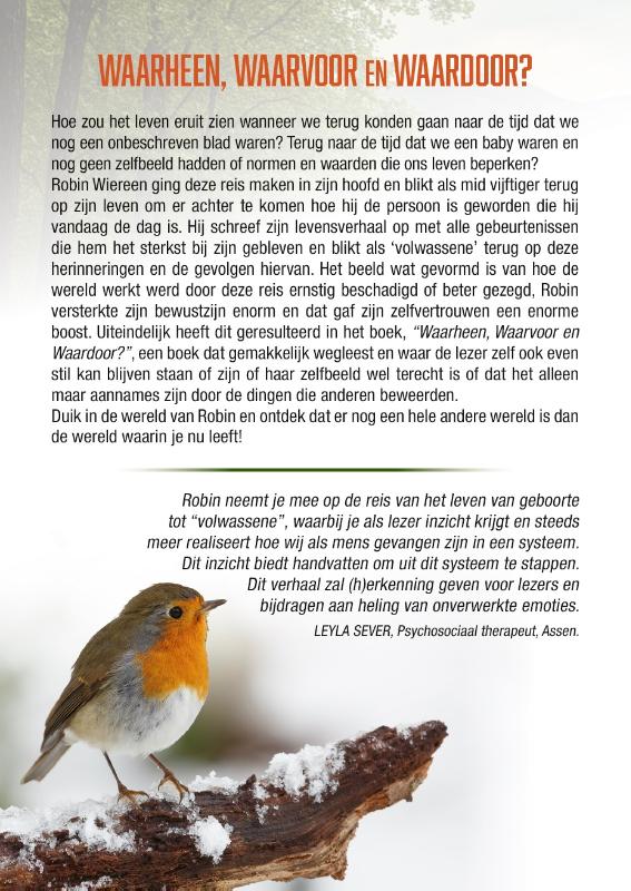 Achterkant van Waarheen, waardoor en waarvoor?