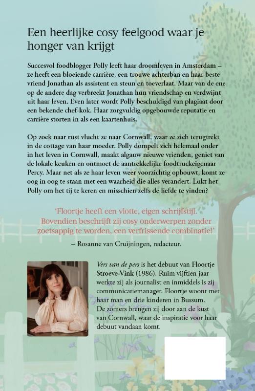 Achterkant van Vers van de pers