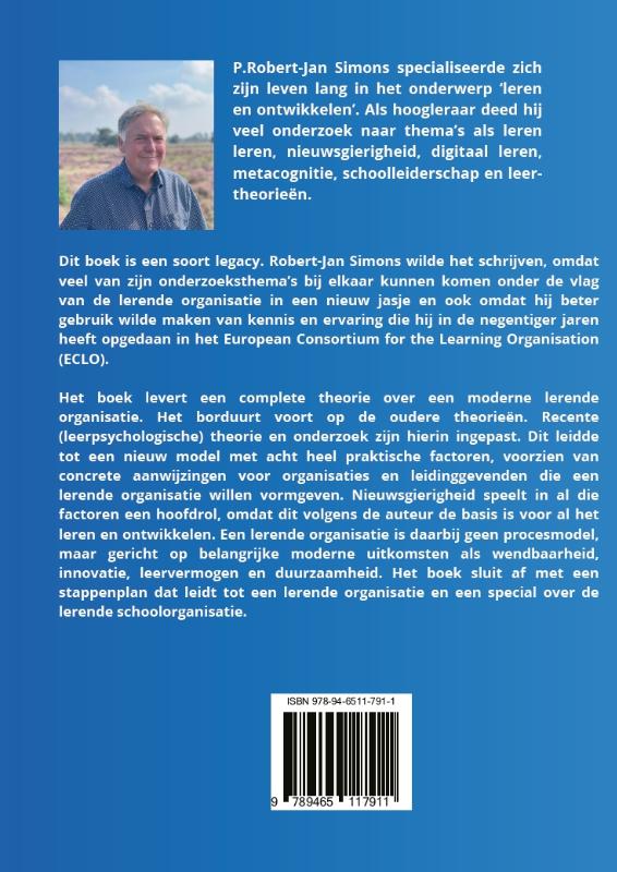 Achterkant van Lerende organisaties 2.0