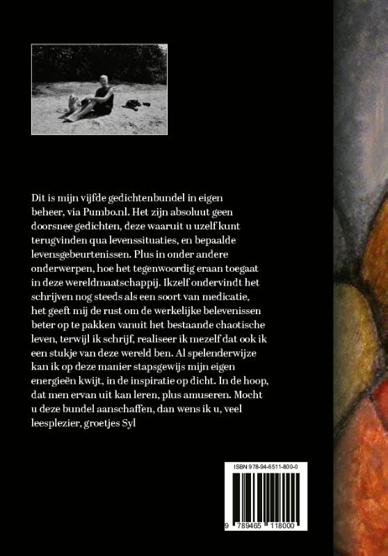 Achterkant van The shiver of existing life