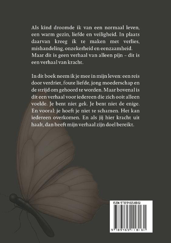 Achterkant van Gebroken maar niet verslagen