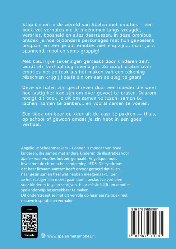 Achterkant van Spelen met emoties - Omnibus