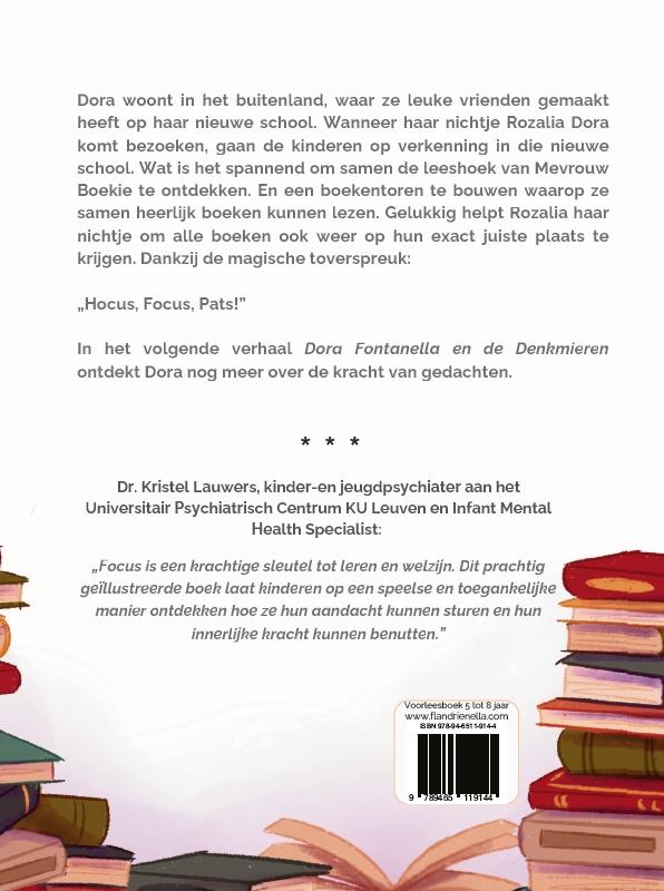 Achterkant van Dora Fontanella en de Magie van Hocus Focus