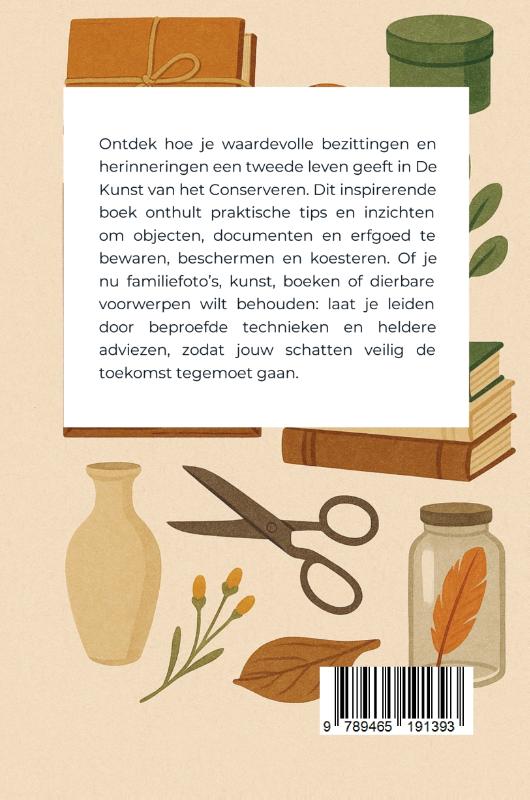 Achterkant van De Kunst van het Conserveren