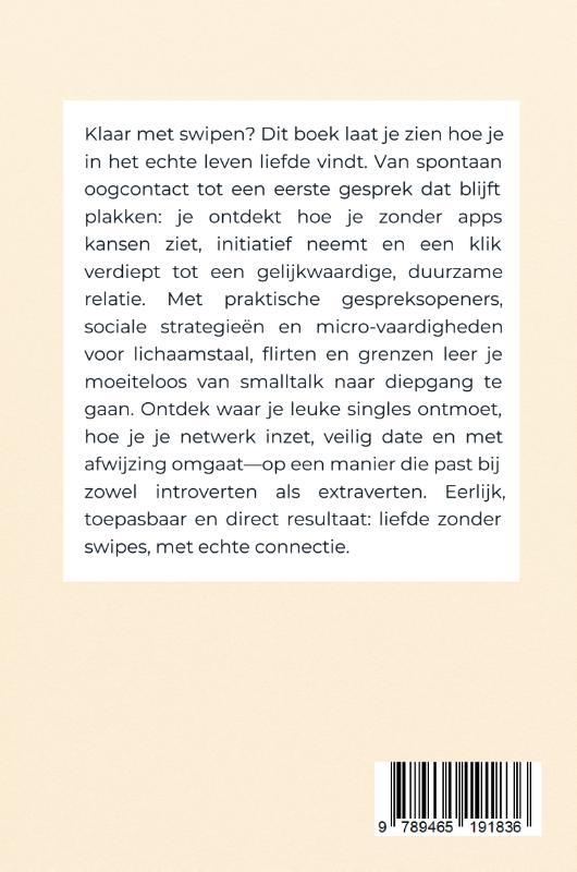Achterkant van Hoe je jouw partner vindt zonder datingapps