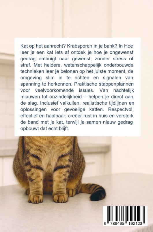 Achterkant van Hoe leer je een kat iets af