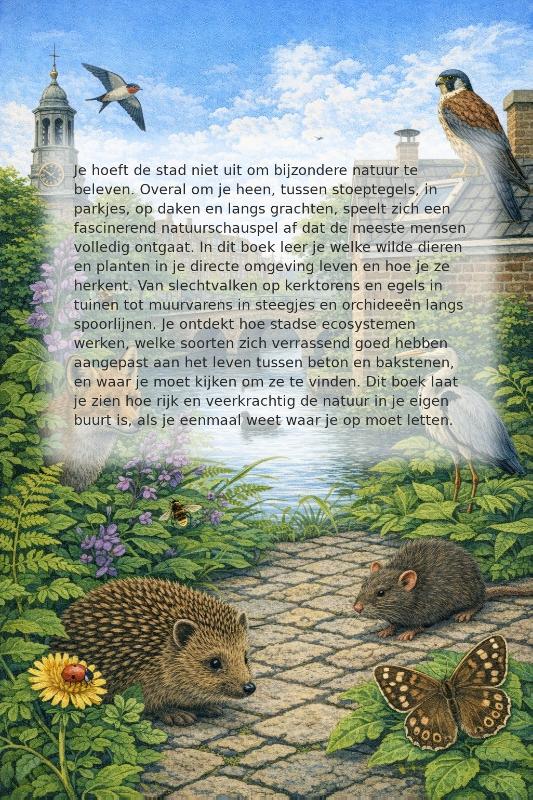 Achterkant van Stadsnatuur Spotten