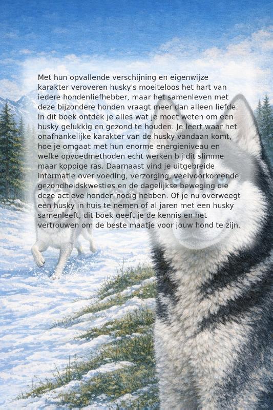 Achterkant van Alles over de Husky