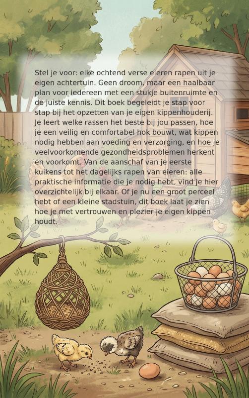 Achterkant van Alles over Kippenhouderij in je Achtertuin