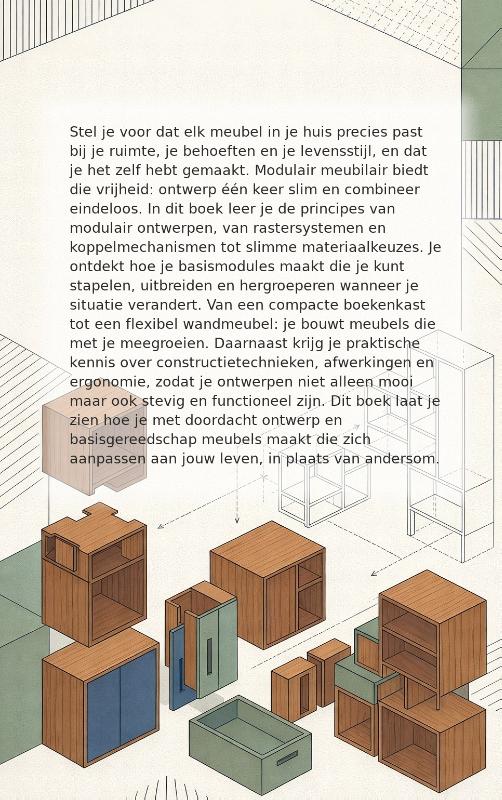 Achterkant van Modulair Meubilair Bouwen