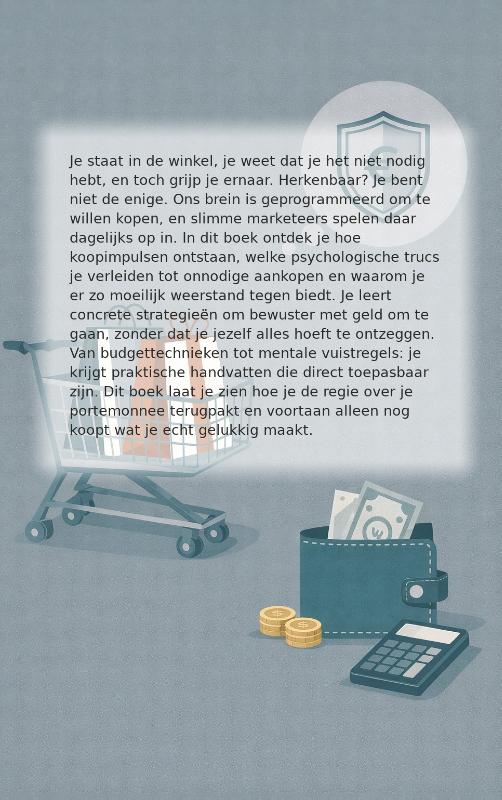 Achterkant van De koopimpuls de baas