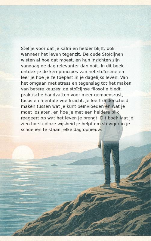 Achterkant van Stoïcisme voor het moderne leven