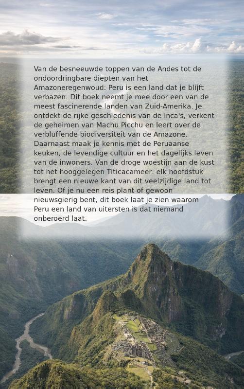 Achterkant van Alles over Peru