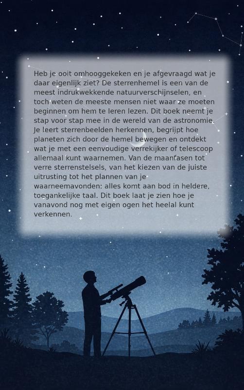 Achterkant van Starten met Astronomie