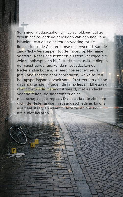 Achterkant van True crime in Nederland