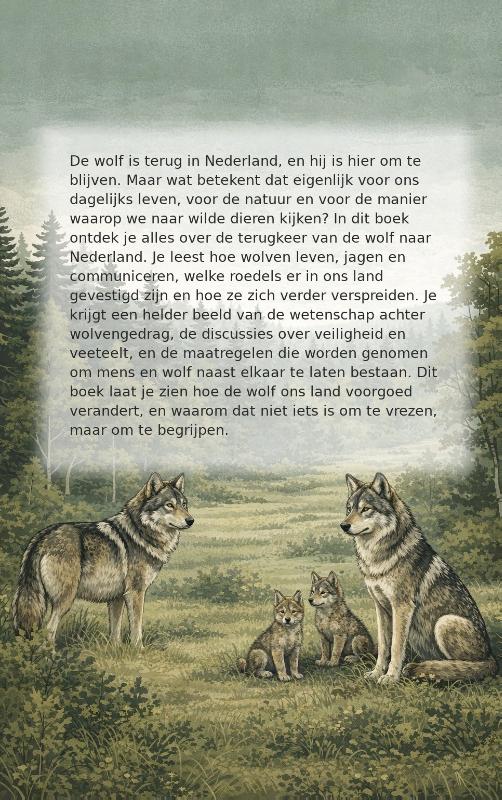 Achterkant van Alles over Wolven in Nederland