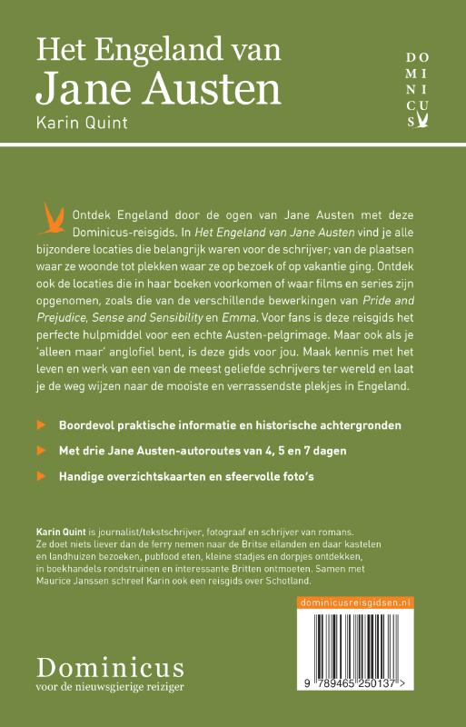 Achterkant van Het Engeland van Jane Austen