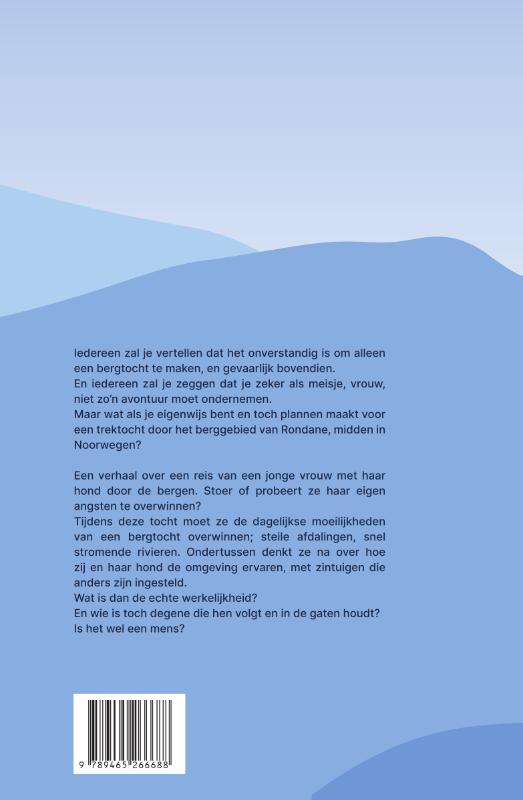 Achterkant van De reisgenoot