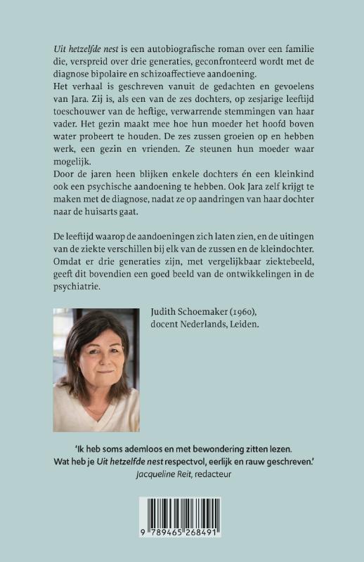 Achterkant van Uit hetzelfde nest
