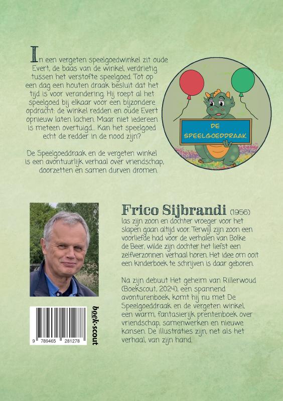 Achterkant van De Speelgoeddraak en de vergeten winkel
