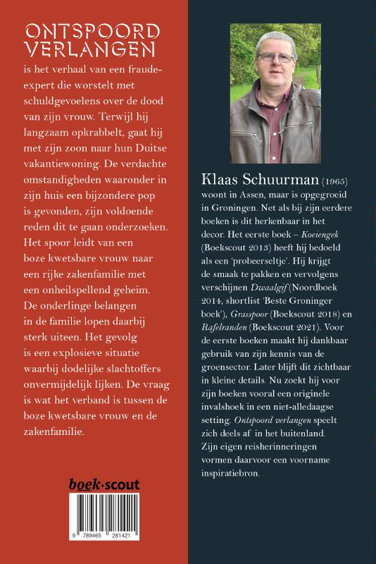Achterkant van Ontspoord verlangen