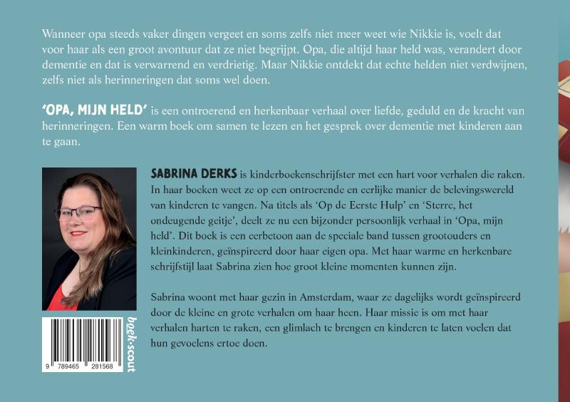 Achterkant van Opa, mijn held