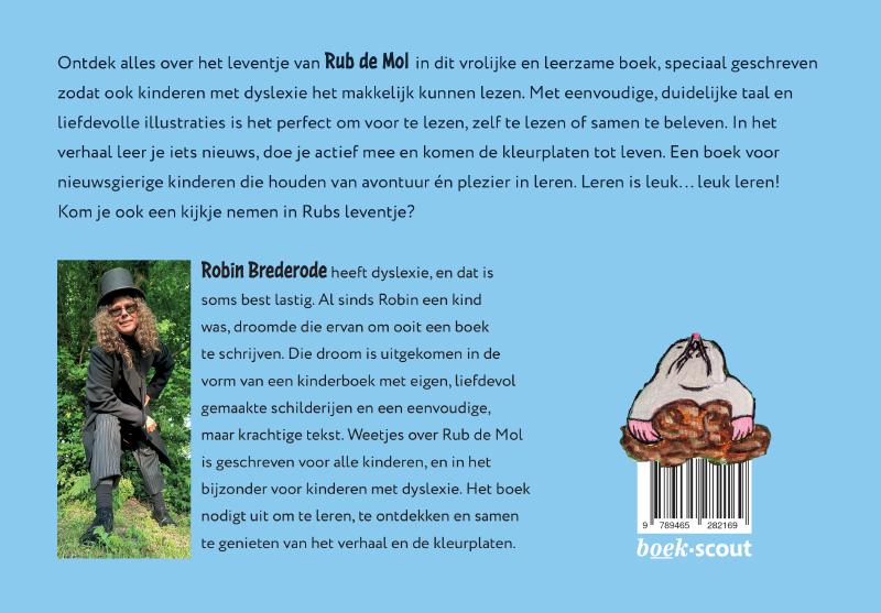 Achterkant van Weetjes over Rub de Mol