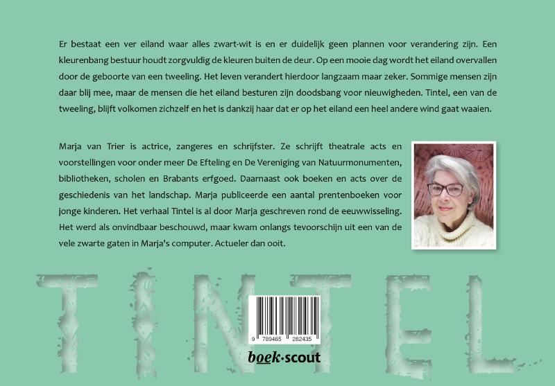 Achterkant van Tintel