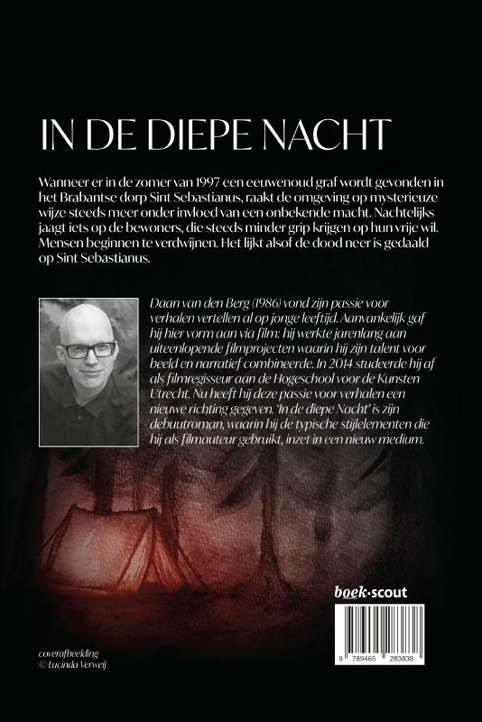 Achterkant van In de diepe nacht