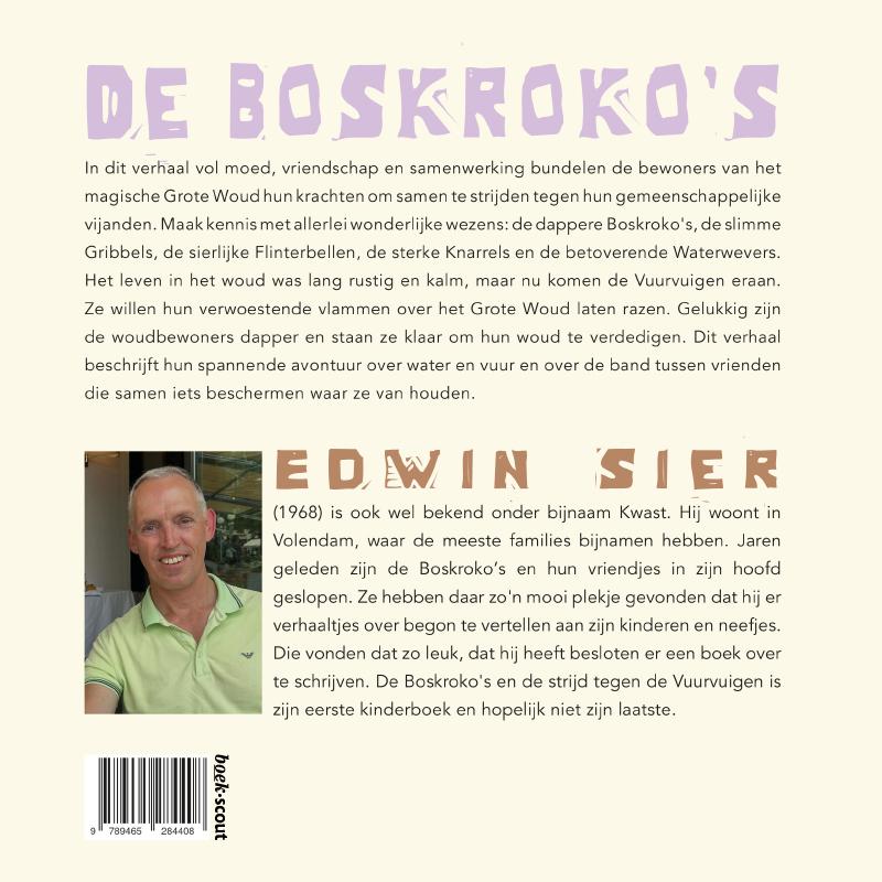 Achterkant van De Boskroko's en de strijd tegen de Vuurvuigen
