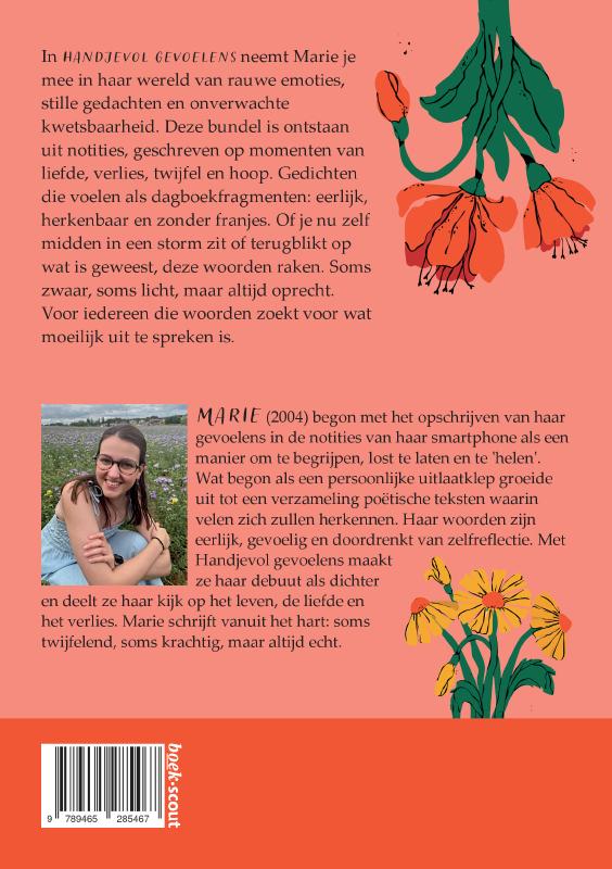 Achterkant van Handjevol gevoelens