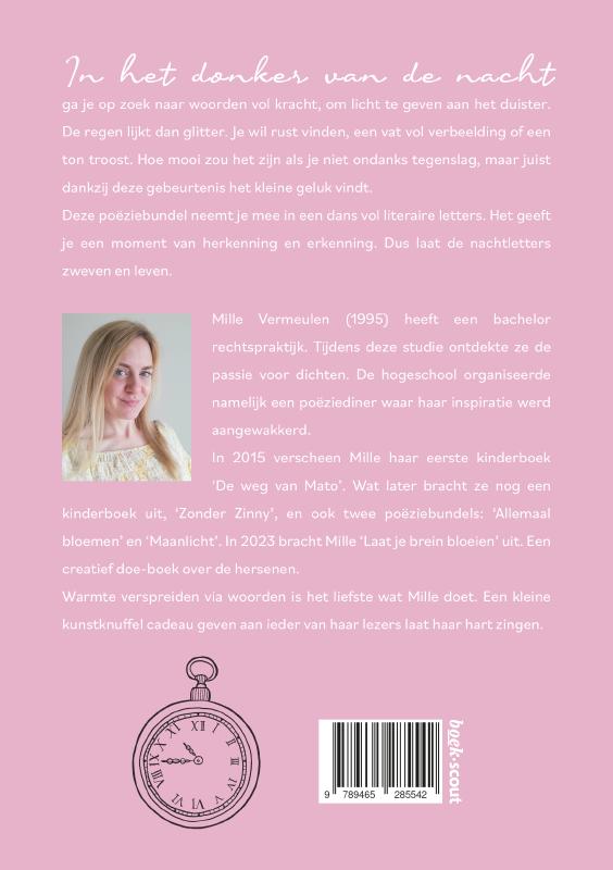 Achterkant van Nachtletters